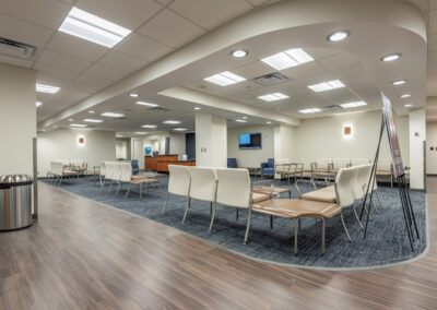 Renovation projects often include replacing outdated flooring, walls, and ceilings with modern, durable building materials.