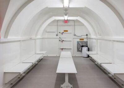 A tornado shelter is designed to withstand the force of an EF4 or even an EF5 tornado so you will be safe inside.